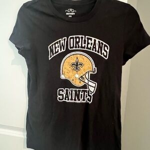 Old Navy Black New Orleans Saints T-Shirt, Size M
